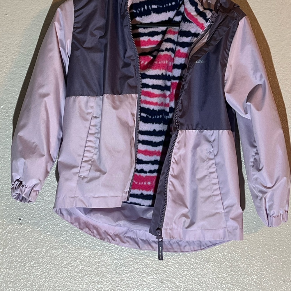Girls raincoat with two sides